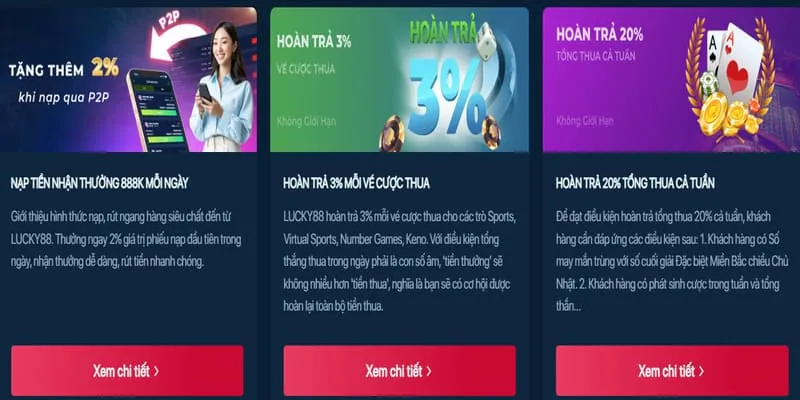 Thưởng nạp lại hàng ngày tại EUBET